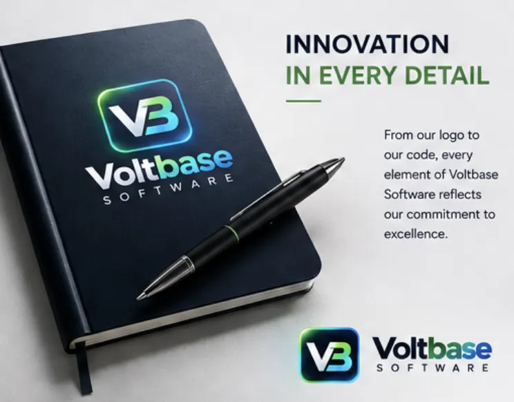 Branded Voltbase corporate technology artwork
